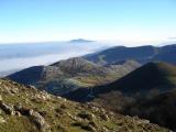 Mar de nubes<br>sobre el valle
